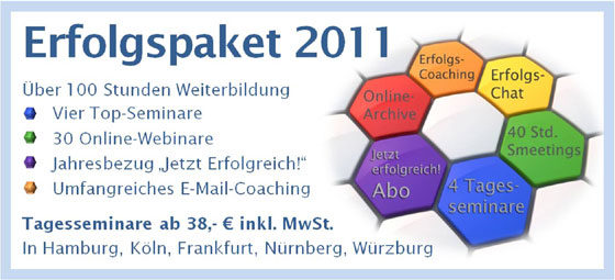 erfolgspaket banner Erfolgs E Mail Coaching 