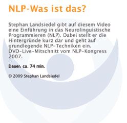 Beschreibung zur DVD 'NLP - Was ist das?'
