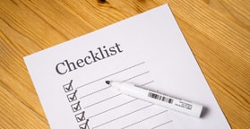 Checkliste Checkliste