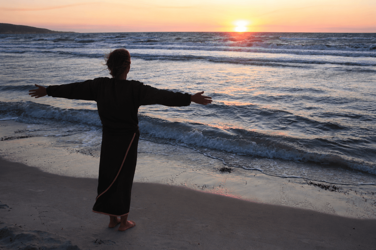 Beate Fischer-Einfeldt am Meer