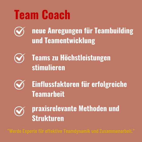Team Coach Ausbildung