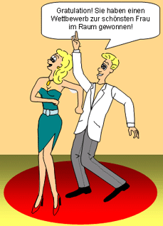 Flirt-Comic-Bild1 schönste Frau