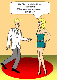 Flirt-Comic-Bild2 schönste Frau