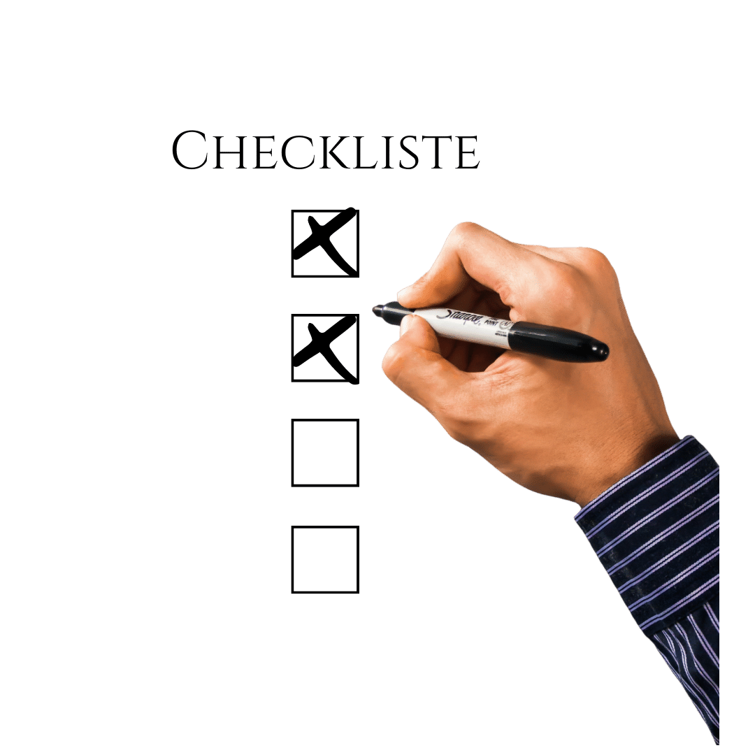 Checkliste Checkliste