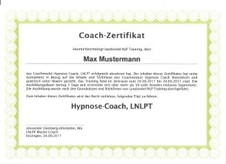 Coach Zertifikat