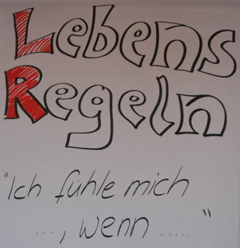Flipchart Werte, Regeln und Vision 12