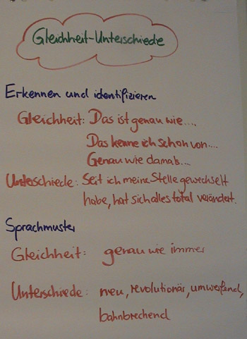 Flipchart Metaprogramme 13