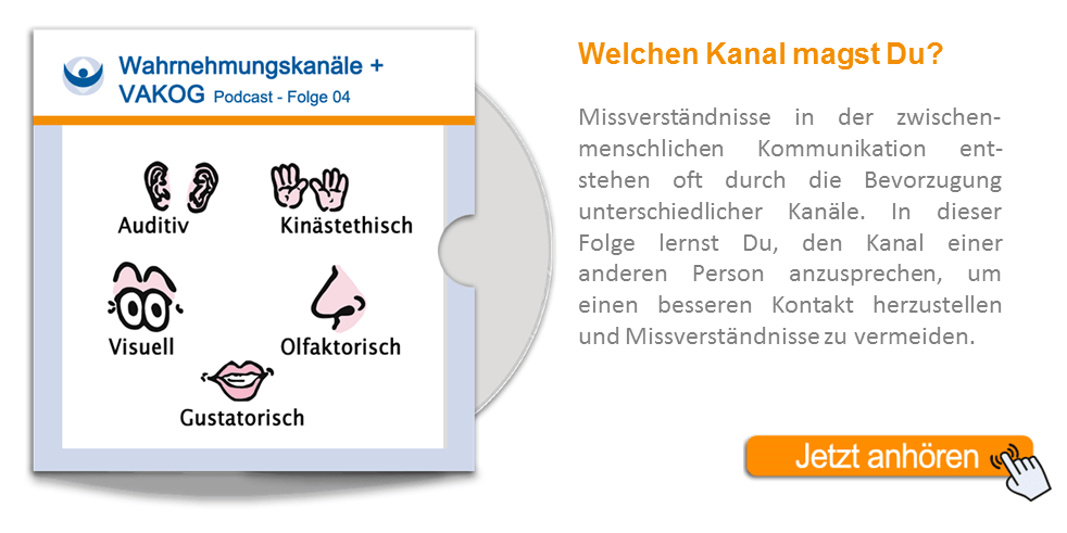 NLP-Podcast 4: Wahrnehmungskanäle und VAKOG