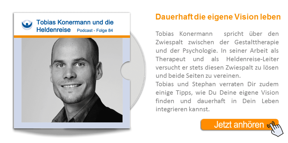 NLP Podcast 84: Gestalttherapie und Psychologie vereint  Tobias Konermann und die Heldenreise