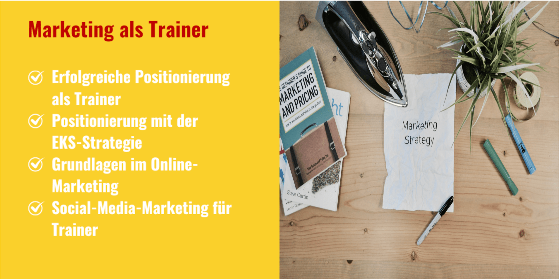 Marketing als Trainer