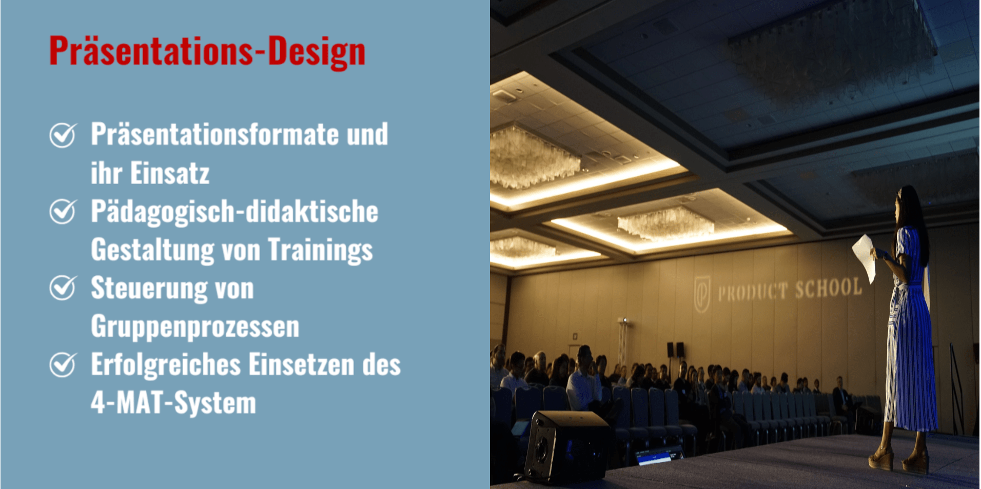 Trainer Präsentationsdesign