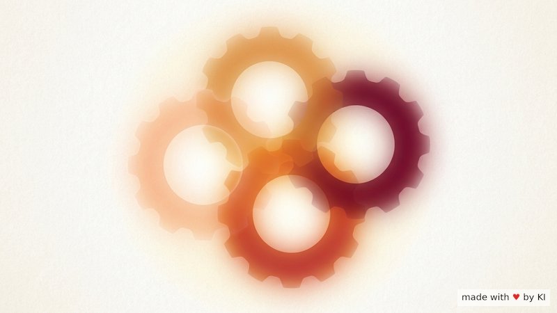 Vier ineinandergreifende Faktoren der hypnotischen Wirkung symbolisch dargestellt