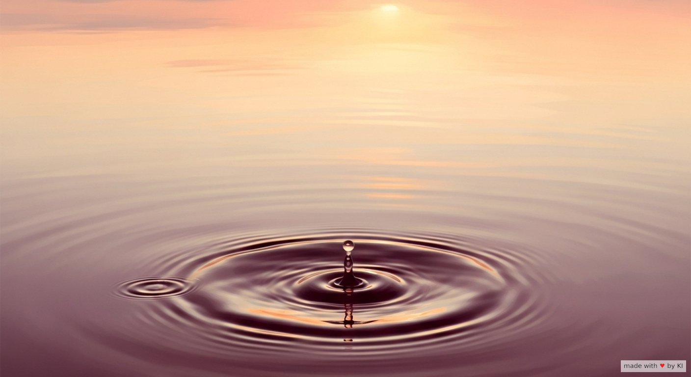 Symbolisches Bild zu Risiken und Nebenwirkungen von Hypnose - klares Wasser am Ufer, Sonnenlicht, ruhige Atmosphäre.