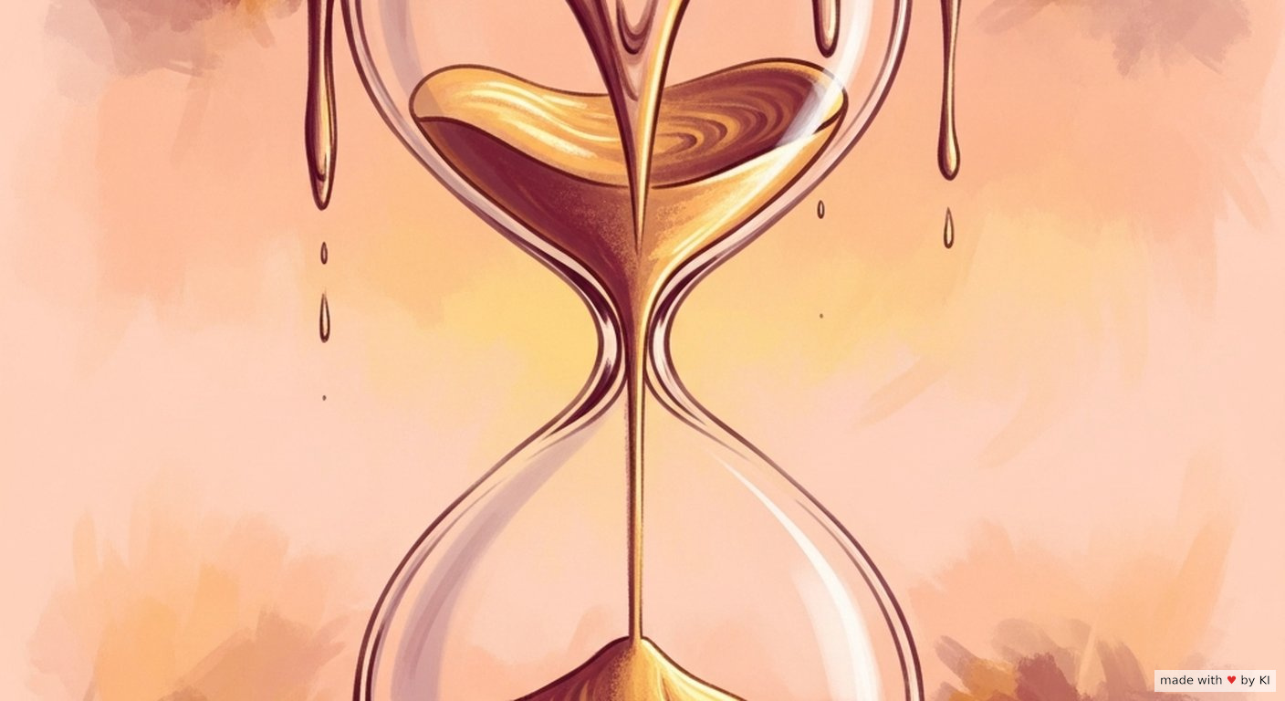 Eine schmelzende Sanduhr, weiche Zeitströme - Zeitverzerrung als Trance-Phänomen