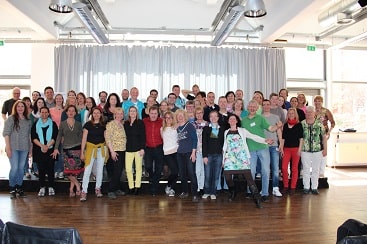 Gruppenfoto mit Stephan Landsiedel