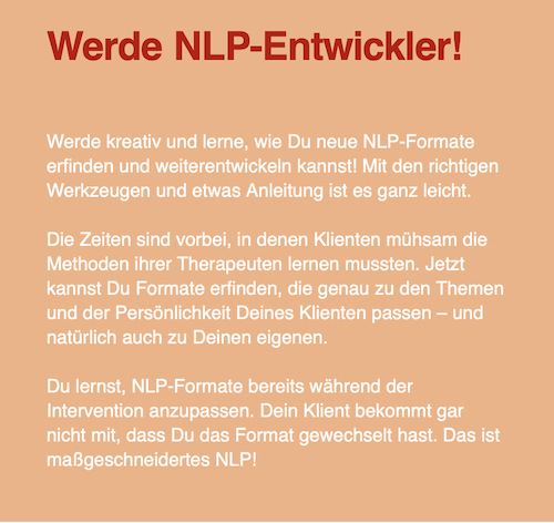Neue Formate entwickeln Text