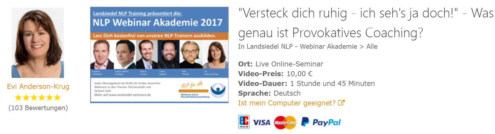 Versteck dich ruhig - ich seh's ja doch! - Was genau ist Provokatives Coaching?