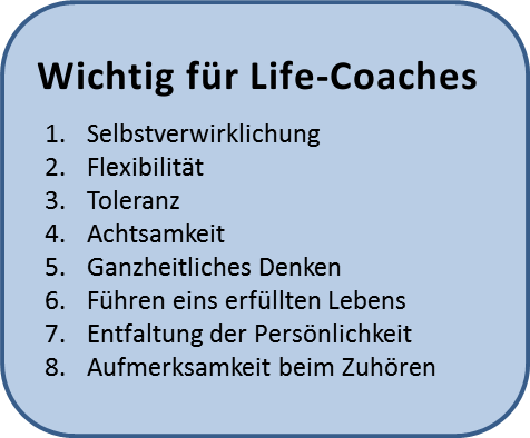 wichtig für Life-Coaching