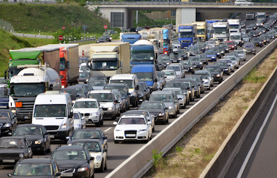 Autos auf Highway